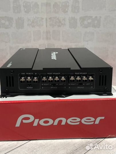 Усилитель автомобильный Pioneer 4х канальный устан