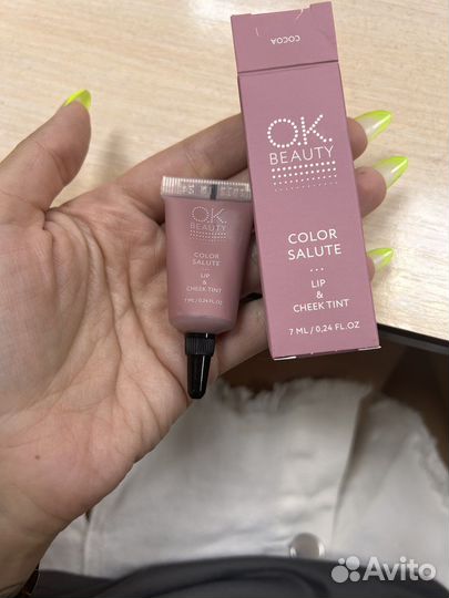 Тинт для лица/губ ok beauty cocoa