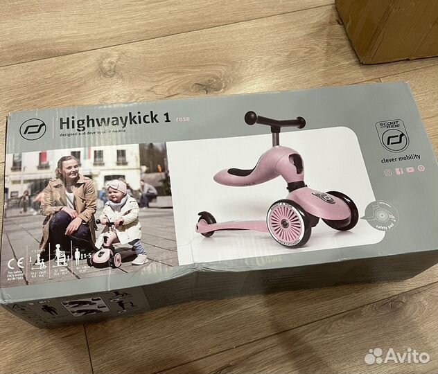 Самокат-беговел Scoot & Ride Highway Kick 1