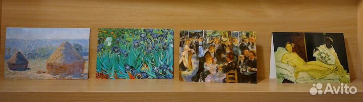 Импрессионисты. Двойные открытки с конвертом. Моне