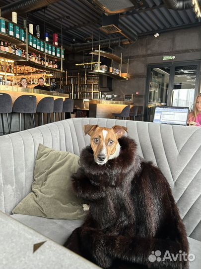 Манишка натуральная норка