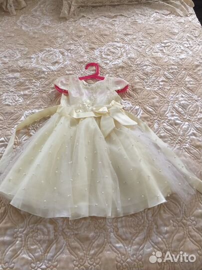 Платье нарядное для девочки рост 110-116