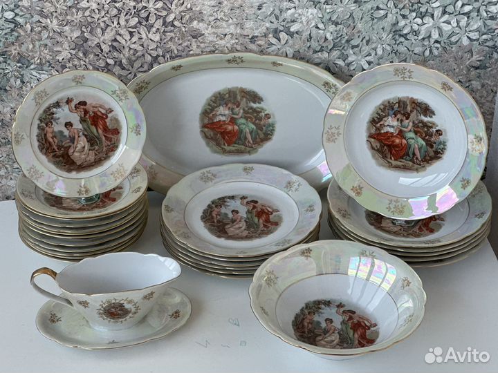 Сервиз столовый Мадонна Kahla 27 предметов фарфор