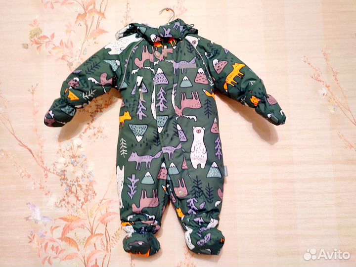 Зимний комбинезон для мальчика 62 68