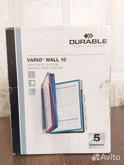 Демосистема настенная Durable Vario 9 панелей А4