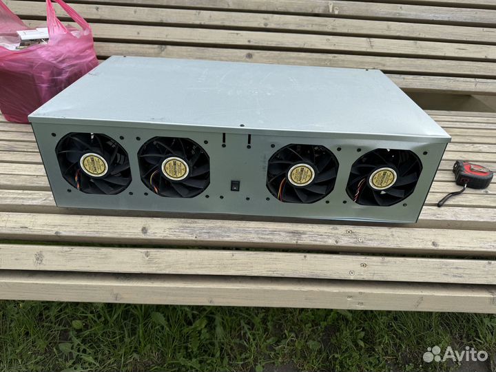 Закрытый корпус для майнинга видеокарт