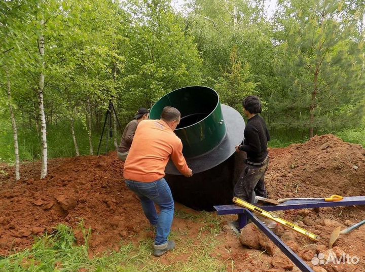 Автономная канализация под ключ. В любой грунт