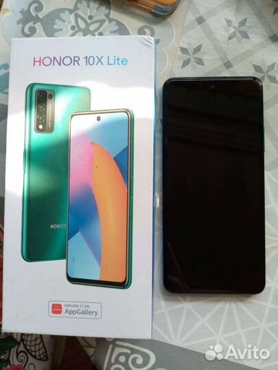 Продам телефон honor 10x lite в отличном состоянии
