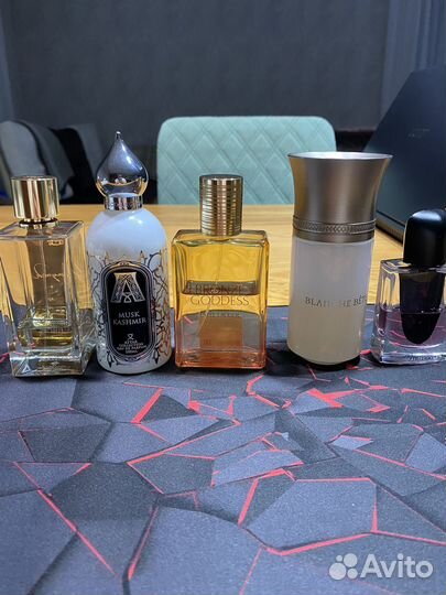 Остатки парфюма во флаконах