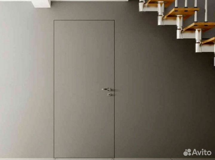 Скрытые двери под покраску