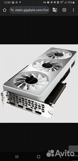 Видеокарта rtx 3070 vision