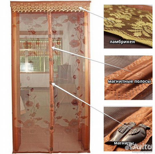 Шторки на магнитиках