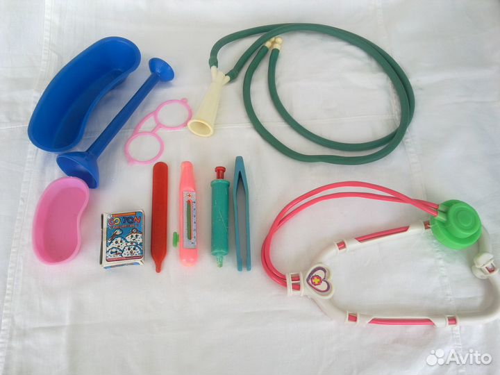 Игровые наборы Кукольный доктор, в чемодане, СССР