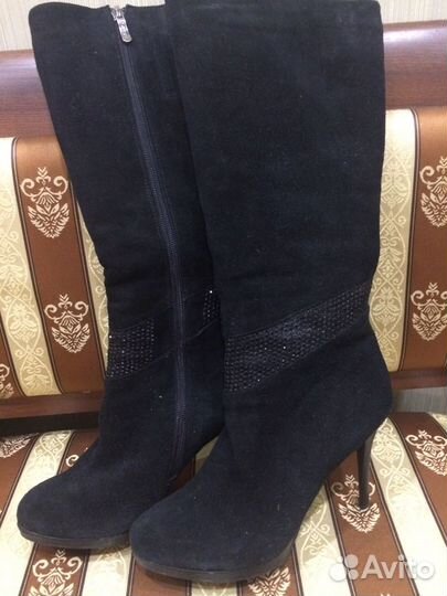 Сапоги зимние с натуральным мехом