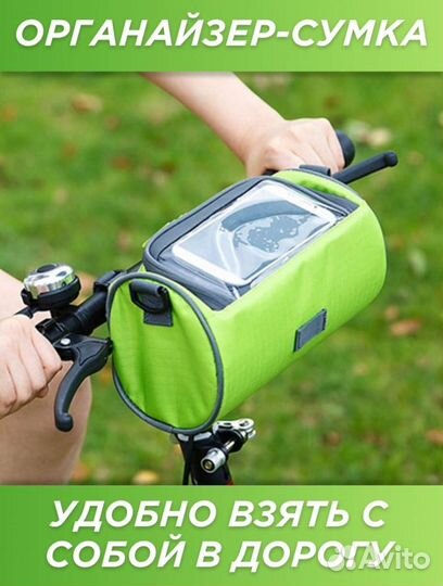 Велосумка на руль