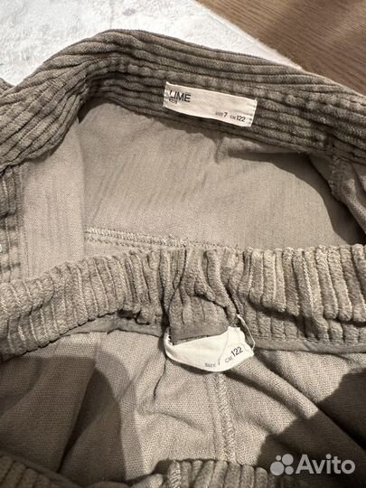 Костюм для мальчика из вельвета lime