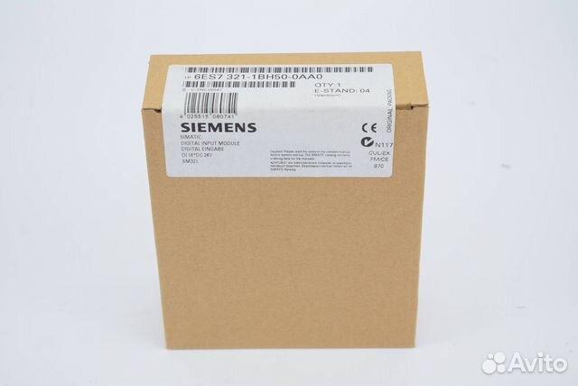 Siemens новый 6ES7321-1BH50-0AA0