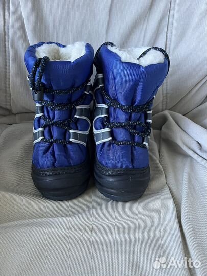 Ботинки зимние сноубутсы дутики овечий мех 24/25