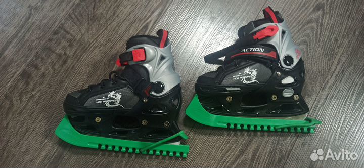 Коньки детские ледовые
