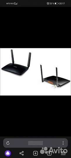 4g роутер tp- link mr-6400+ усилитель 4g сигнала