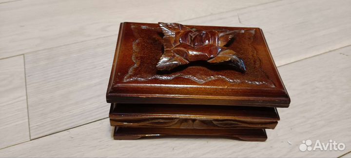 Шкатулка деревянная СССР