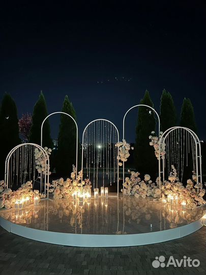 Аренда декора и конструкций для торжеств