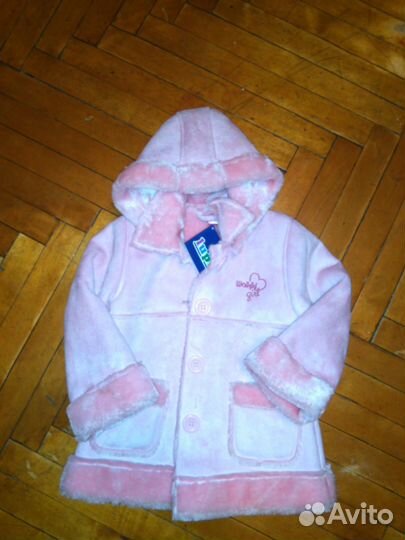 Новая дубленка для маленькой принцессы на весну-ос