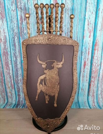 Подставка для шампуров, шампура