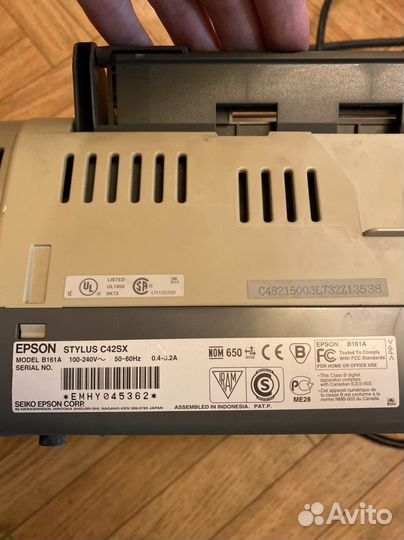 Принтр epson stylus c42sx