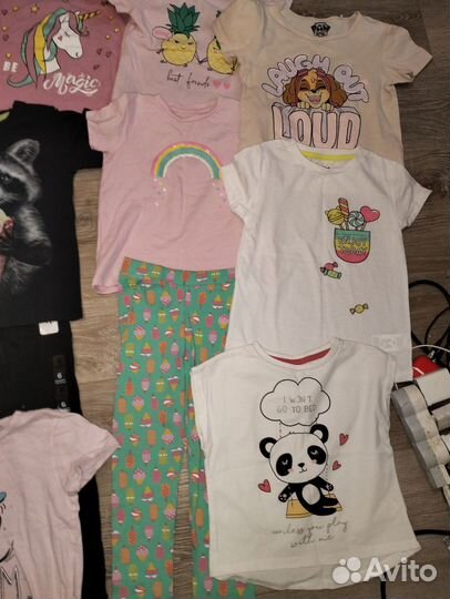 Пакетом летние вещи на р 104-110 4-5 лет 16 шт