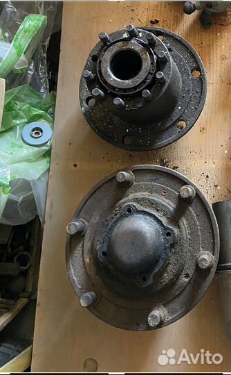 Задняя и передняя ступица газ53, паз