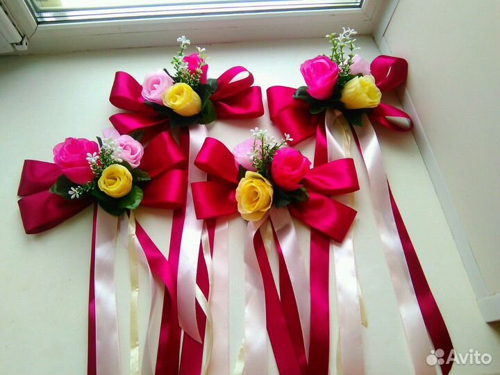 Украшение на свадебную машину