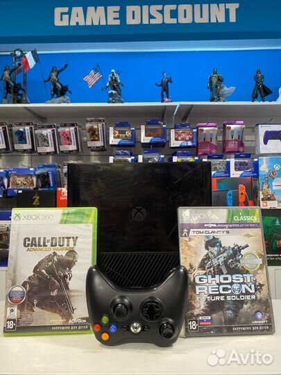 Xbox 360 + Игры Call of Duty и Tom Clamcys