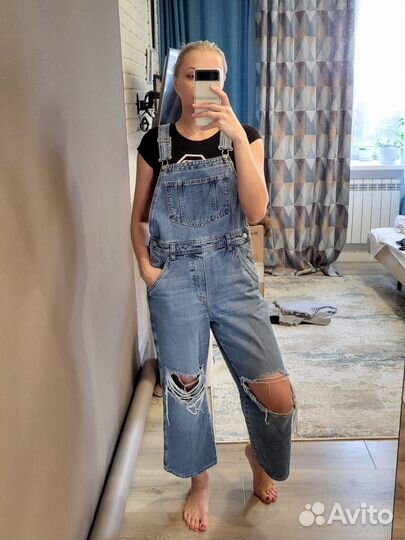 Комбинезон женский 42-44 джинсовый
