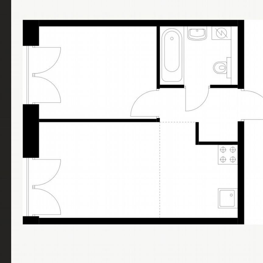 1-к. квартира, 35 м², 3/7 эт.