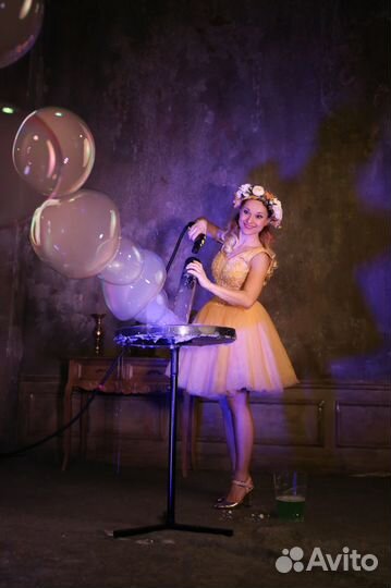 Шоу мыльных пузырей