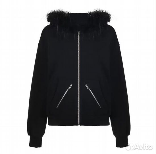Alaska Faux fur зип худи