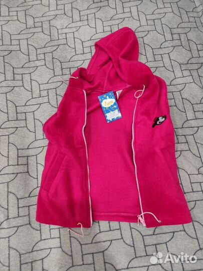 Жилетка флисовая для девочки 122