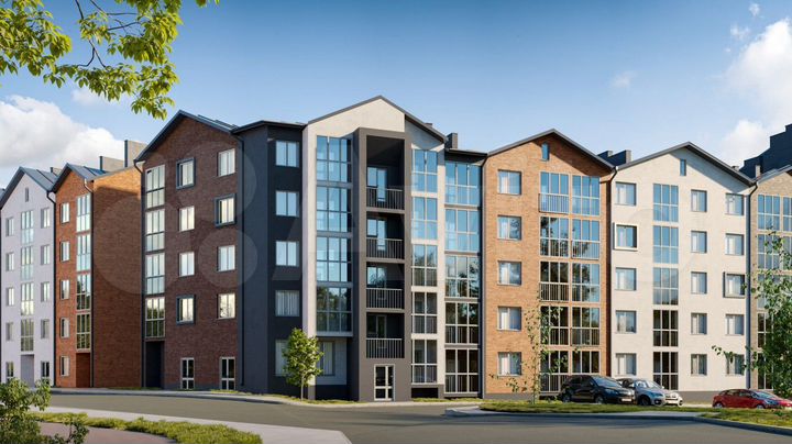 2-к. квартира, 53 м², 4/5 эт.
