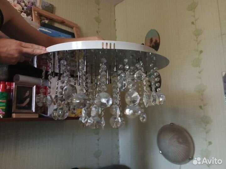 Люстра потолочная светодиодная бу