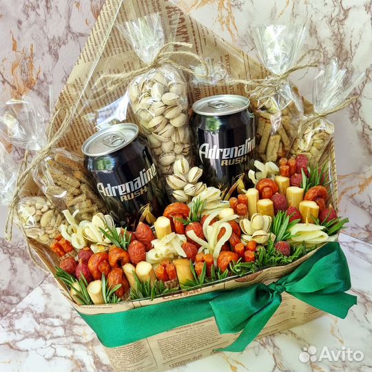 Съедобный букет, Мужской букет