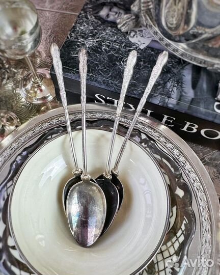 Кофейные ложки (посеребрение) Франция