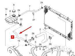 Патрубок системы охлаждения chevrolet lacetti