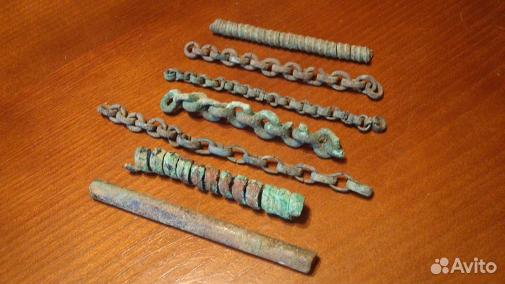 Набор античных цепочек, 7 видов. Скифы. Кобань, ан