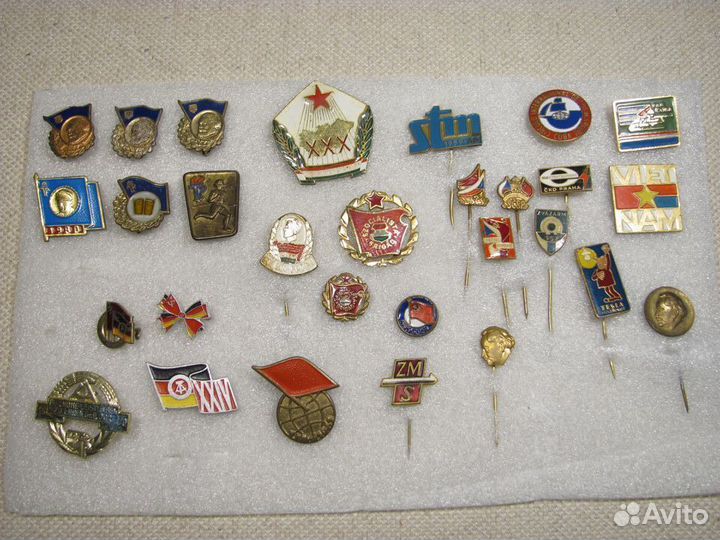 Значки СССР тяжёлые