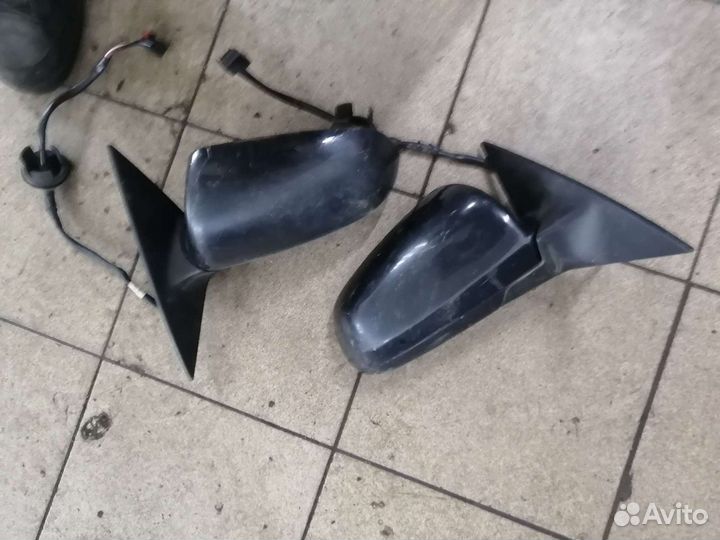 Зеркало правое чёрное ауди а6 4ф 4f 04-08