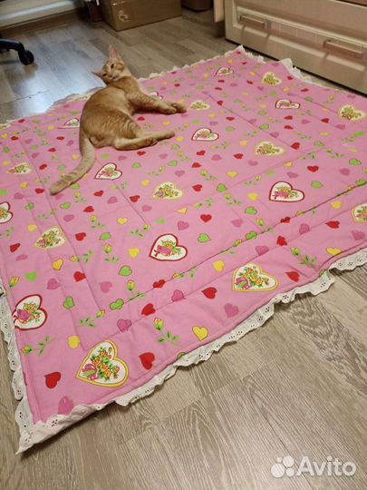 Лежанка подстилка большая для собак 120 см