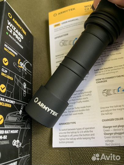 Фонарь Armytek Wizard C2 Pro Magnet USB Теплый