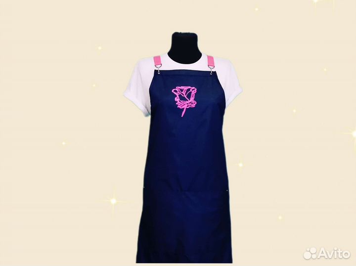 Фартук для флориста с логотипом