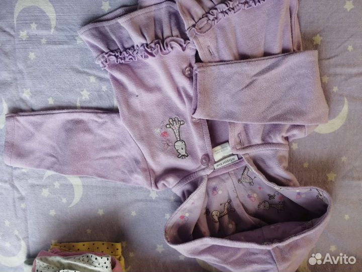 Пакет одежды для маленькой модницы 3-6м